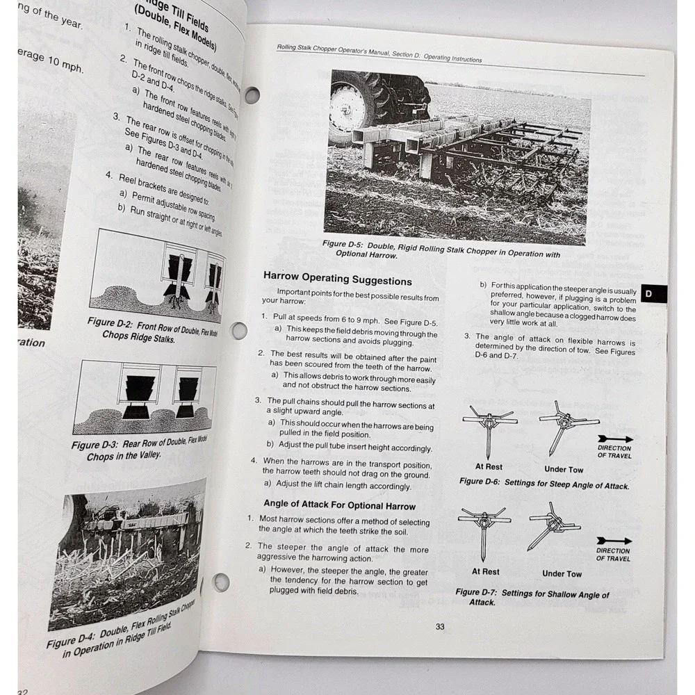 Buffalo, Fleischer Mfg. 5100, 5200, 5210‎ Rolling Stalk Chopper Operators Manual